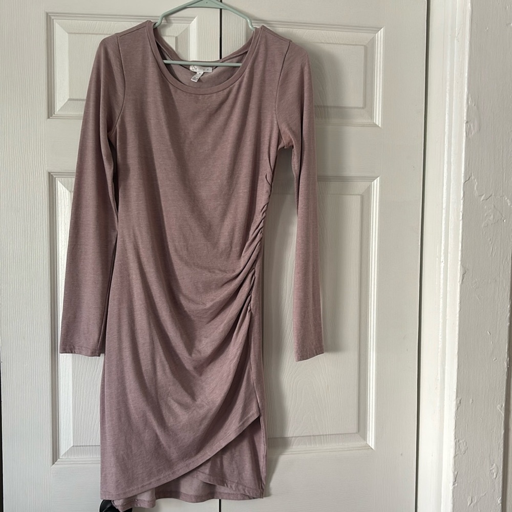 Nordstrom- Lavender long sleeve mini dress